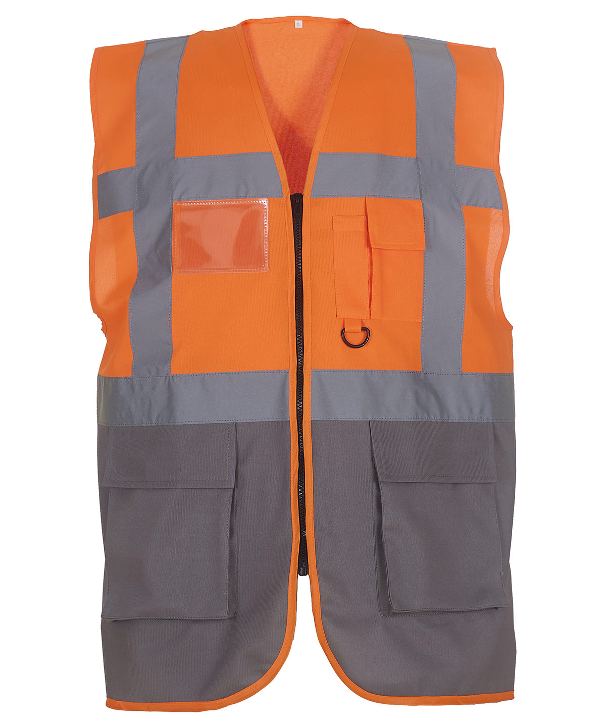 Yoko multifunctional executive waistcoat - Orange/Grey