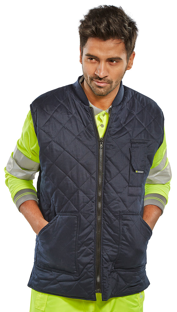 BODYWARMER ENG SAT/YELLOW S