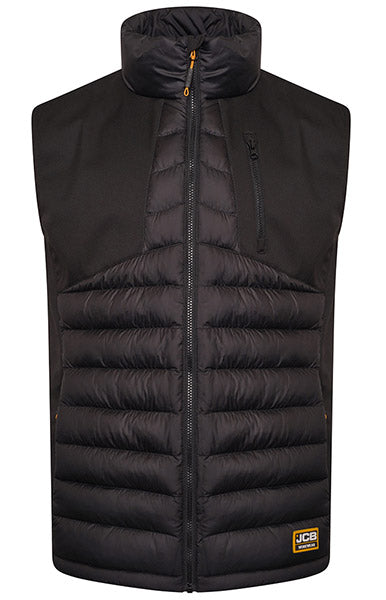 JCB TRADE HYBRID PADDED GILET (XXL)