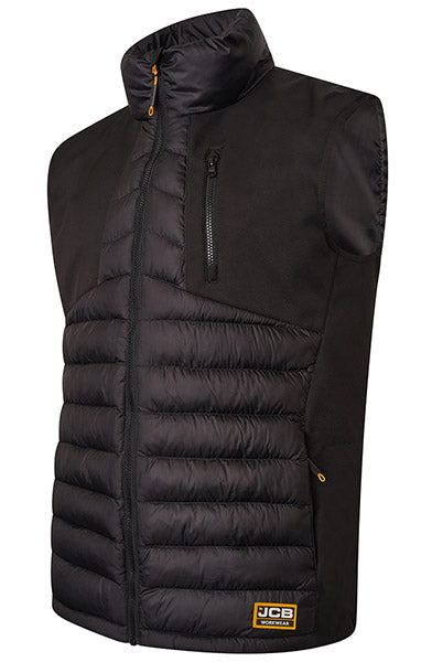 JCB TRADE HYBRID PADDED GILET (XXL)