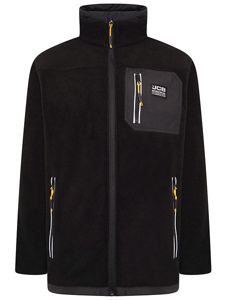 JCB TRADE FLEECE FULL ZIP BLACK M