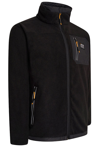 JCB TRADE FLEECE FULL ZIP BLACK M
